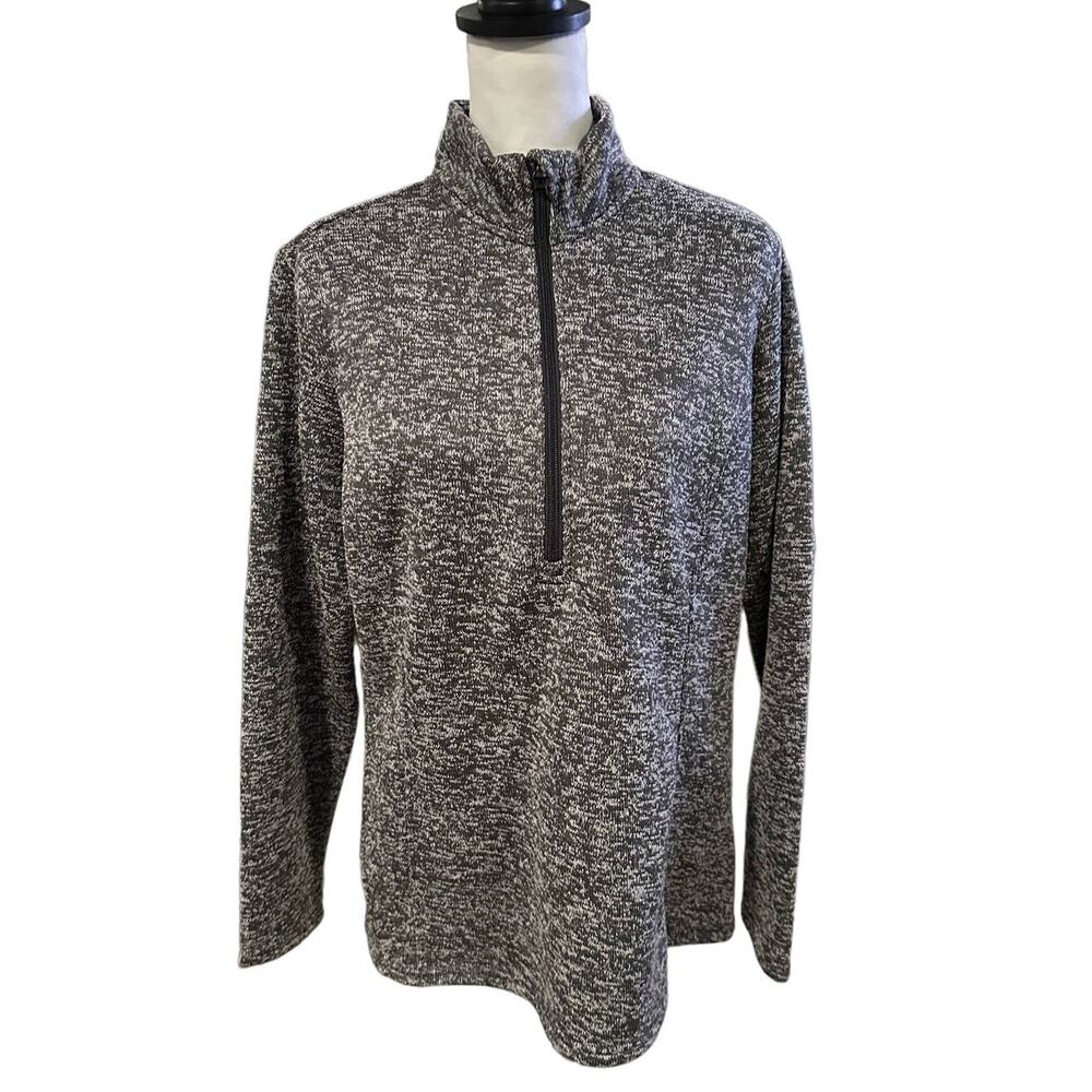 Bit & Bridle Gray 3/4 Pull Over Long Sleeve medium